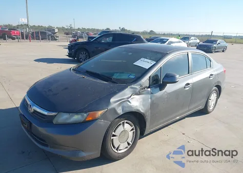 2012 Honda Civic Hf z USA, uszkodzony, nr VIN 2HGFB2F61CH553169